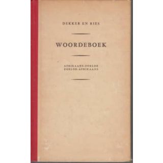 Woordeboek Afrikaans-Zoeloe