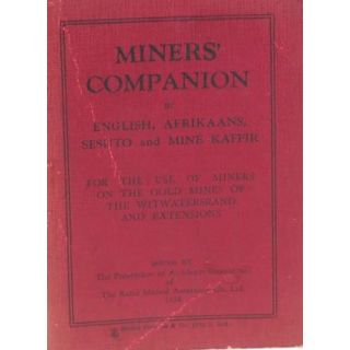Miners' Companion in English, Afrikaans and Fanakalo